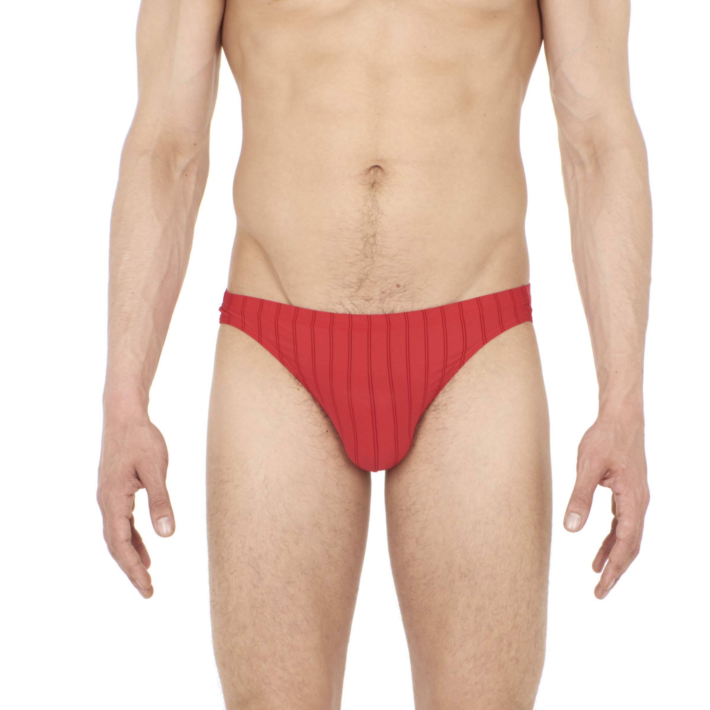 HOM Herren Micro Slip Chic Unterhose, Rot, XL EU