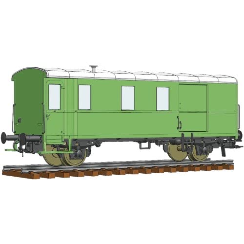 Vagone bagagli per treni merci H0 della DB Roco 74220