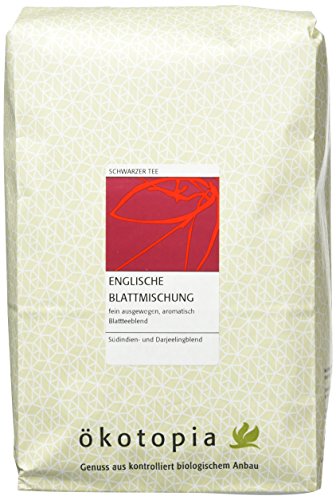 Ökotopia Schwarzer Tee Englische Blattmischung, 1er Pack (1 x 1000 g)
