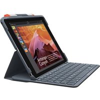 Logitech iPad (7. Generation) Tastatur-Case | Slim Folio mit integrierter kabelloser Tastatur (Graphit) Graphite