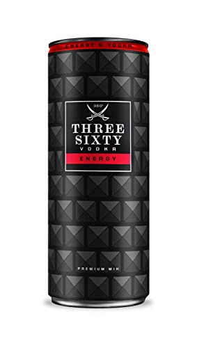 Three Sixty Vodka Energy, 12er Pack (12 x 0.33 l) EINWEG incl. 3 EUR Pfand
