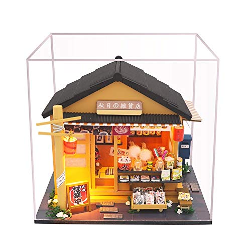 GERALD Miniatur Super Mini GrößE Puppen Haus Modellbau Kits MöBel Spielzeug DIY Puppen Haus Spielzeug für Kinder M914, mit Schutz ()