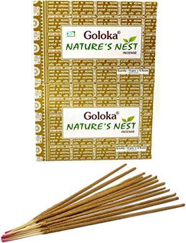 Goloka Nature 's Nest Räucherstäbchen Masala Sticks, 24 boites
