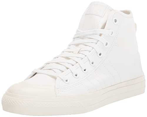 adidas Originals Herren Nizza Hi Rf Sneaker, Cloud White/Cloud White/Off White, 43 EU