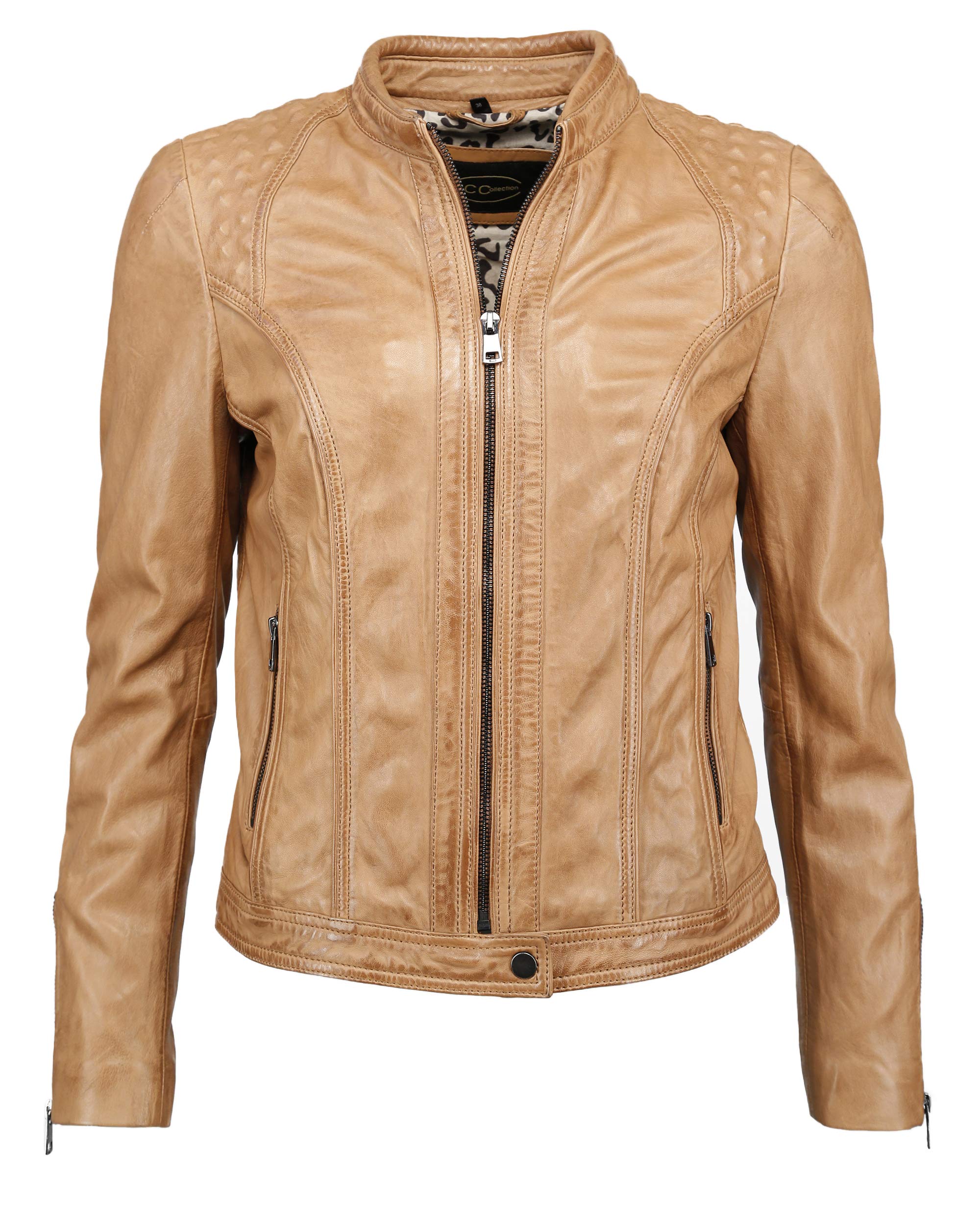 JCC Lederjacke Cabira Brown 40