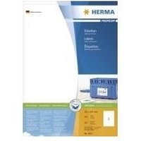 HERMA Premium - Permanent selbstklebende, matte laminierte Papieretiketten - weiß - A4 (210 x 297 mm) - 200 Etikett(en) (200 Bogen x 1) (4631)