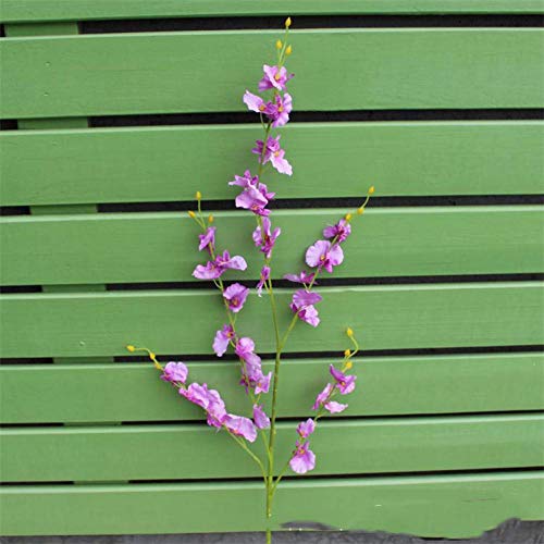 Künstliche Blatt Künstliche Blume Künstliche Orchideen-Blumen 5 Ast Silk Tanzen-Puppe Orchid for Privatanwender Hochzeit Gartendeko Künstliche Blumen (Color : F)