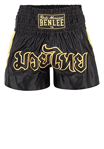BENLEE Rocky Marciano Herren Goldy Boxhose, Black/Gold, XL
