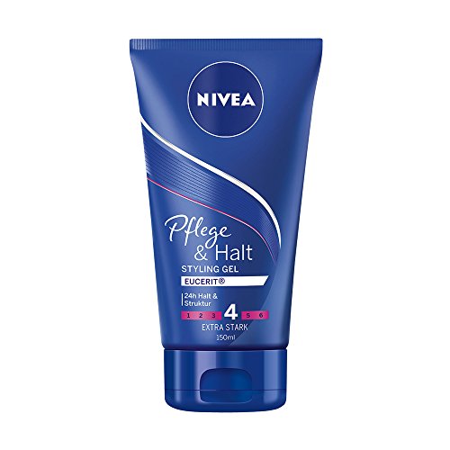 NIVEA Pflege & Halt Styling Gel, 3er Pack (3 x 150 ml)