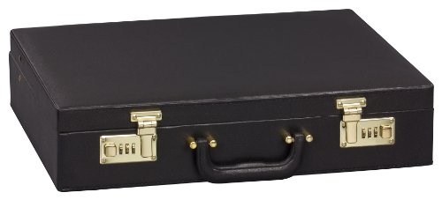 GRÄWE Aktenkoffer Attachekoffer Besteckkoffer (leer), schwarz, mit Zahlenschloss