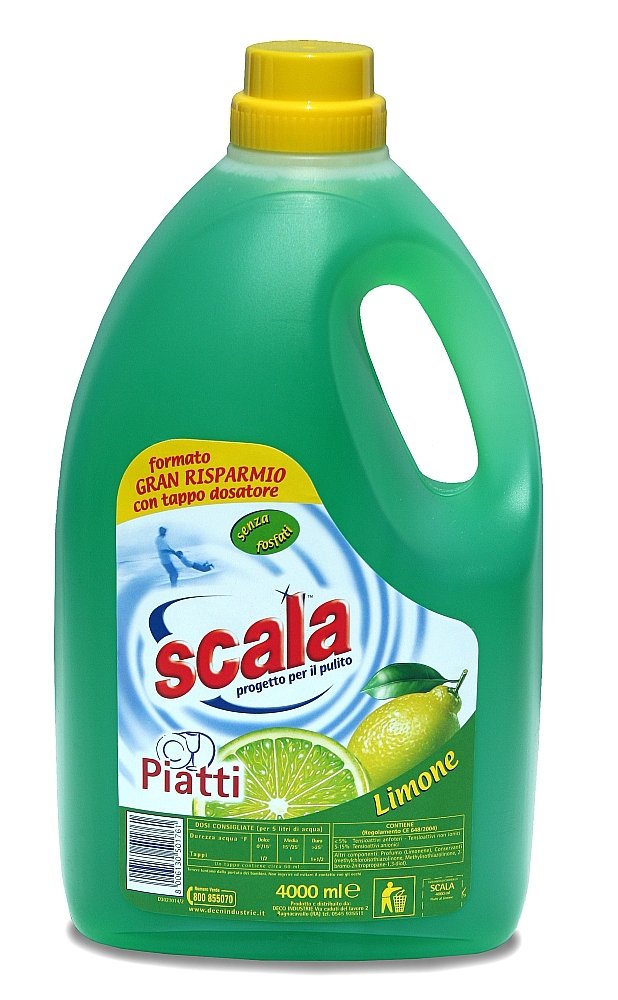 SCALA Reinigungsmittel für Teller mit Zitrone, 4 l