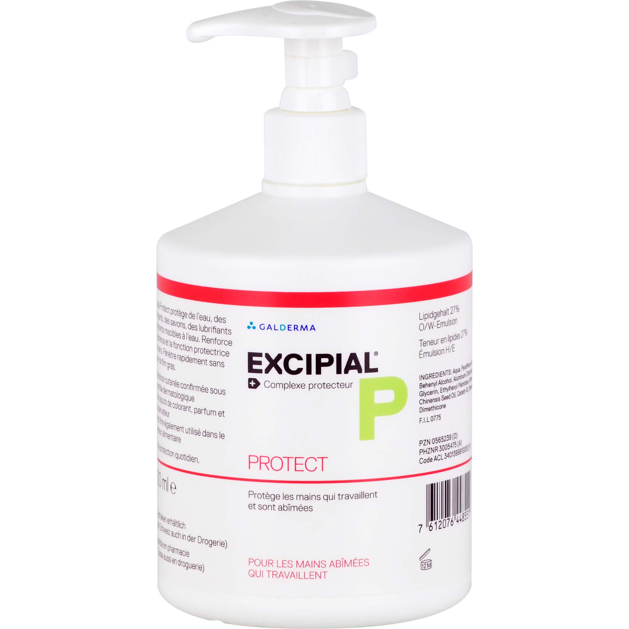 Galderma Excipial Protect Crème, 500 ml