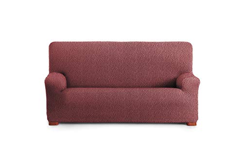 Eysa 3D Sofaüberwürfe, Lycra, Rot, 3 Sitzer