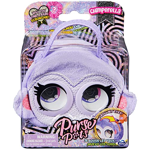 Purse Pets Micros, Chimperella Monkey Stilvolle Kleine Geldbörse mit Augenrollfunktion, Kinderspielzeug für Mädchen ab 5 Jahren
