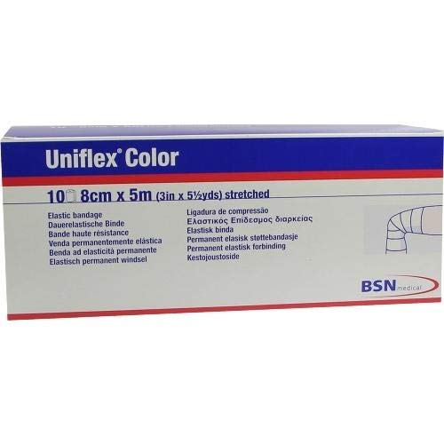 UNIFLEX Universal Binden 8 cmx5 m rot 10 St