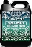 Dirtbusters 'Clean & Protect' - 4 in 1 Reinigungskonzentrat für Teppiche & Polster - neutralisiert & schützt vor unangenehmen Gerüchen - für Teppichreinigungsmaschinen geeignet - 5 l - Zitrusduft