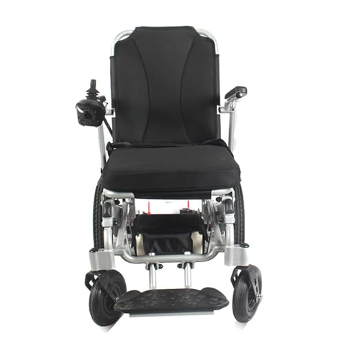 Senioren Leichter Elektrischer Rollstuhl Reisen Bequem Bequemer Powerchair Lite Langlebige WheelChairsRollstuhl Rollstuhl Scooter,Black