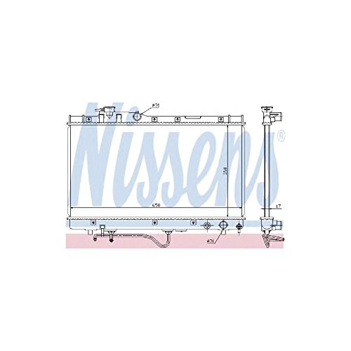 Nissens 647771 Kühler, Motorkühlung