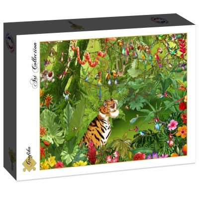 Grafika Fran�ois Ruyer - Jungle 2000 Teile Puzzle Grafika-F-30735 2