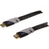 Schwaiger HDMI® Anschlusskabel HDMF30 533 flach schwarz, 3,0m, 2x HDMI