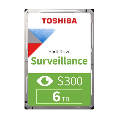 'Toshiba hdwt360uzsva - Internal 3.5 (6 TB HDD Überwachung S300 7200 RPM, 256 MB Bulk), Schwarz