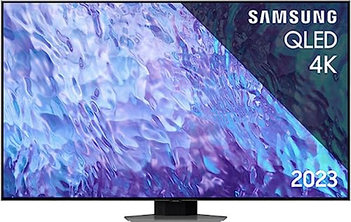 Samsung QLED 4K Q80C 65 Zoll Fernseher, Neural Quantum Prozessor 4K, Motion Xcelerator Turbo+, Quantum HDR+, Smart TV, (Modell 2023, 65Q80C )