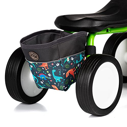 BAMBINIWELT Rahmentasche Tasche kompatibel mit Pukylino Wutsch Fitsch Puky OFFEN für Dreirad Laufrad Rutschfahrzeuge Fahrradtasche (Modell 16)