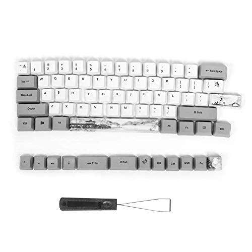 Tastaturkappe, Tastaturkappe, Sublimations-Tastaturkappe für Verschleißfestigkeit, PBT Professional Design für mechanische(6064 Ink)
