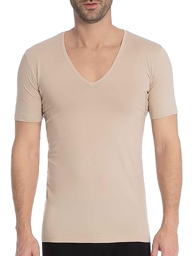 Mey Basics Serie Dry Cotton Herren Shirts 1/2 Arm Nude 5