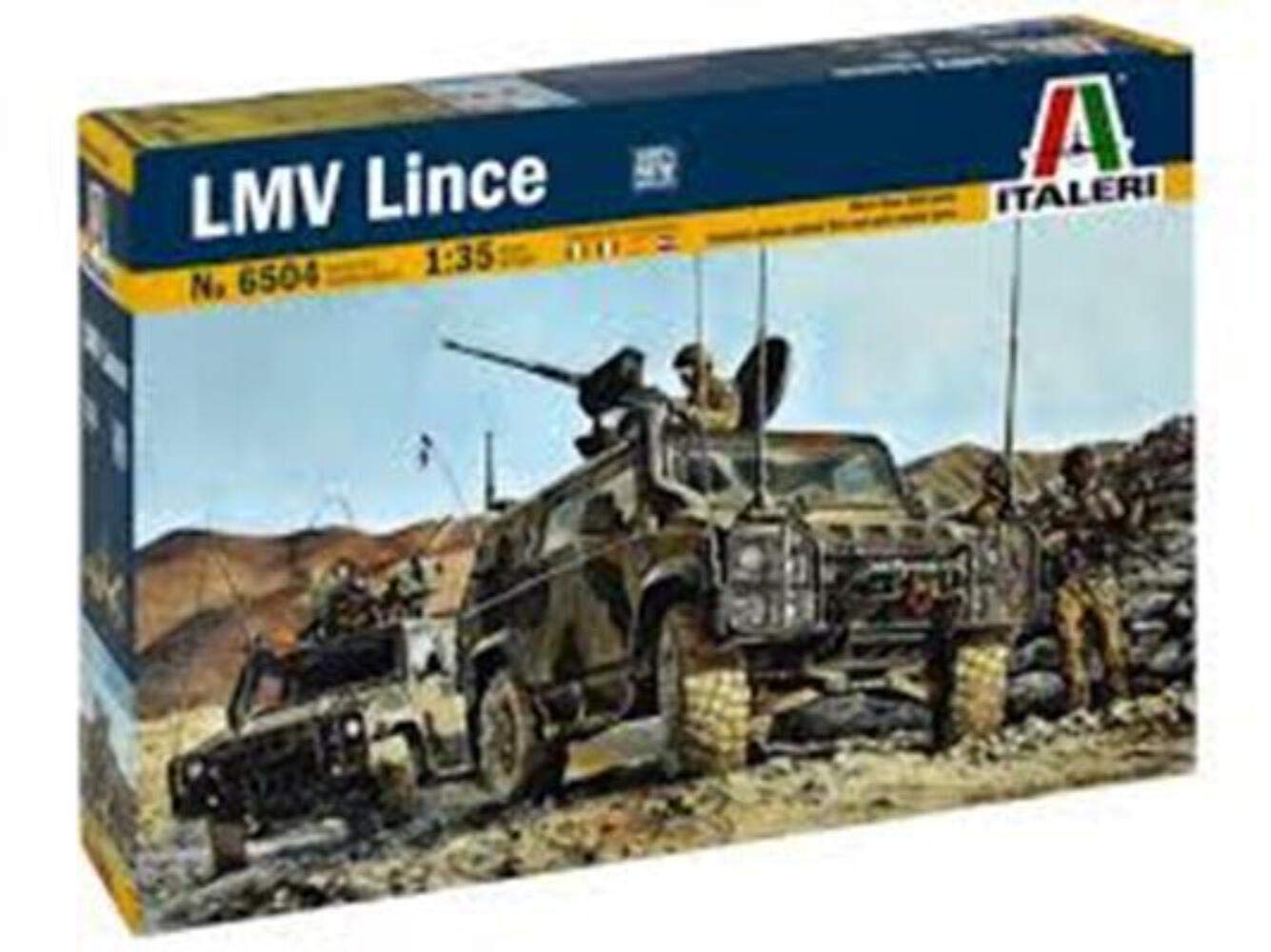 Italeri 510006504 - 1:35 4x4 IVECO Lince Military Vehicle, Fahrzeuge