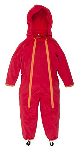 be baby! Baby Softshell Overall (Wassersäule: 10.000 mm), rot, Gr. 68-74