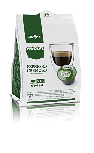 Gimoka Produkte mit Nescafè Dolce Gusto, 16 Kapseln Intenso, cremig, Soave Dek, samtig (cremig)