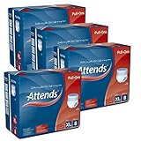 Attends Pull Ons 8 Extra Large Incontinence Pants - Case of 4 Packs of 14 by Attends
