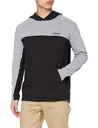 Hurley Mens M Modern Surf Poncho Blocker T-Shirt, Black, XL
