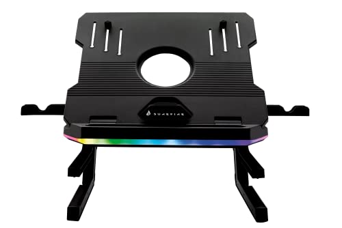 SureFire Portus X2 Multi-Function Foldable Laptop Stand with RGB