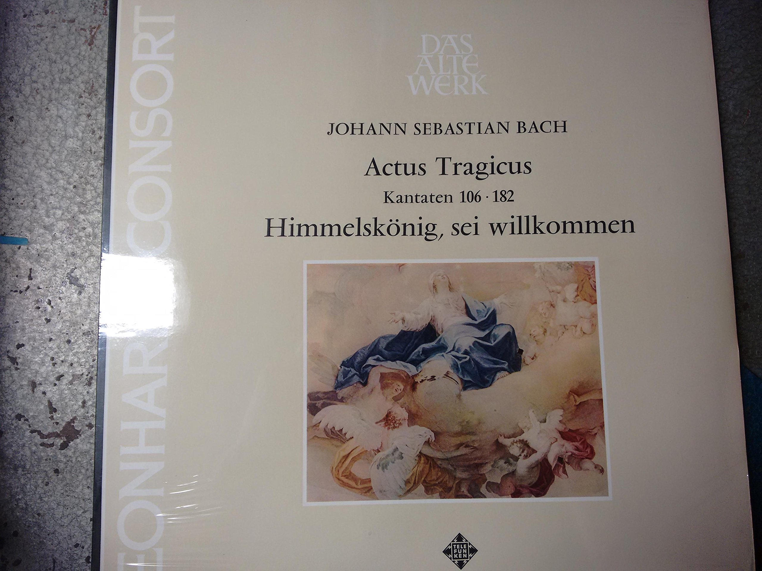 Bach: Actus tragicus BWV 106; Himmelskonig sei willkommen BWV 182--Vinyl LP-TELEF 6.41060