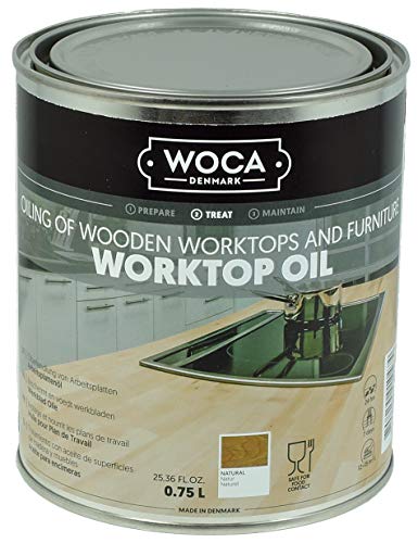 WoCa ® Arbeitsplattenöl - Pflege Öl für unbehandeltes und behandeltes Holz -750ml