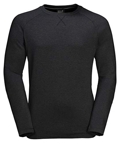 Jack Wolfskin Herren Jwp Sweater Pullover, Black, 6