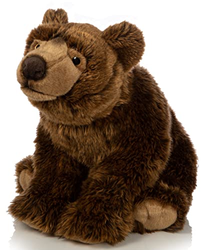 Uni-Toys - Braunbär groß, sitzend - 43 cm (Länge) - Plüsch-Bär - Plüschtier, Kuscheltier