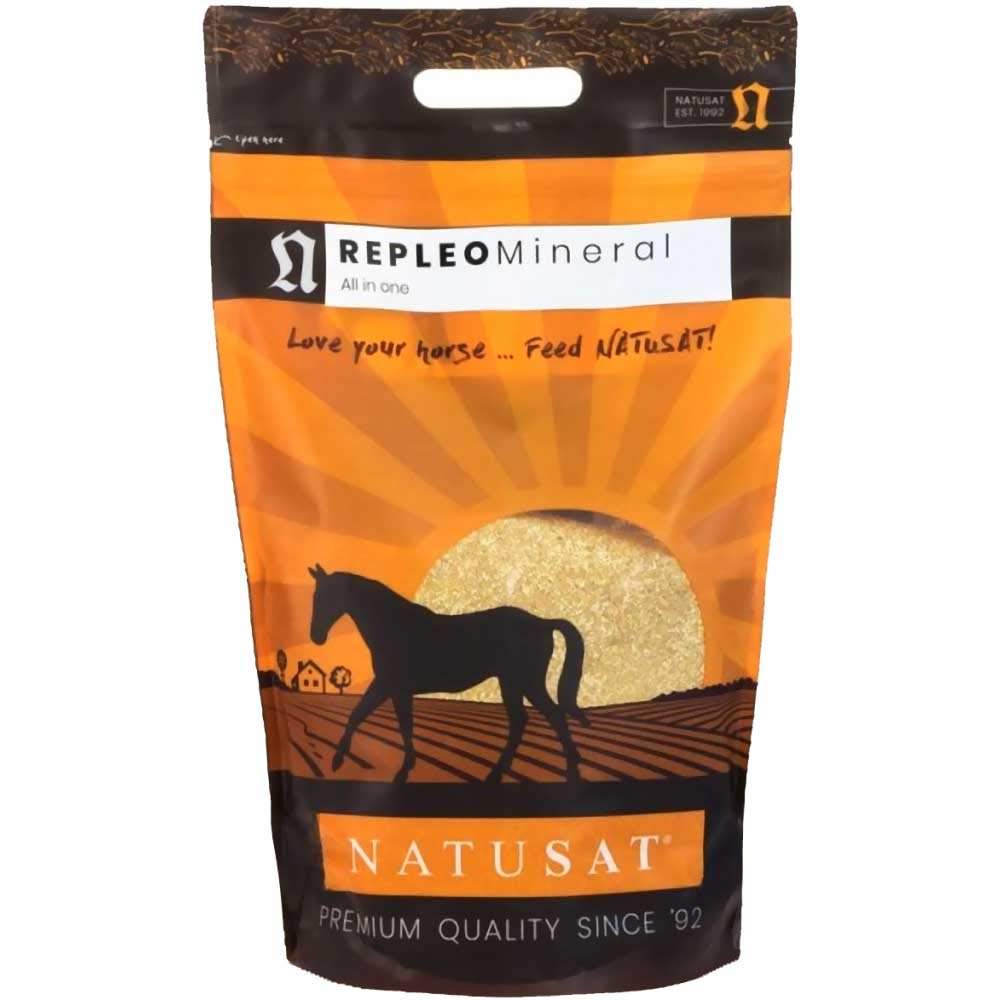 NATUSAT Repleo Mineral - KPU, Stoffwechsel, Mineralfutter für Pferde (10 kg)