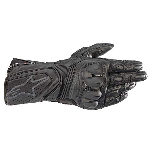Alpinestars SP-8 V3 Gloves Sporthandschuhe Motorradhandschuhe Lederhandschuhe, BLACK BLACK, L