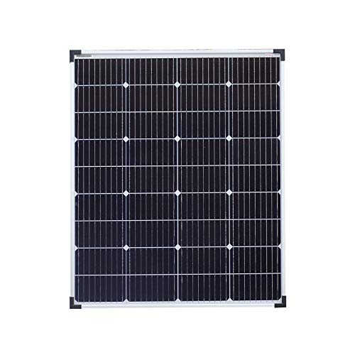Enjoysolar Mono 100 W 12V Monokristallines Solarpanel Solarmodul Photovoltaikmodul ideal für Wohnmobil, Gartenhäuse, Boot
