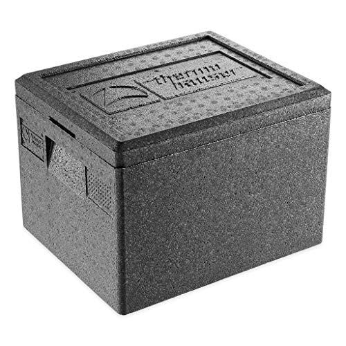EPP-Thermobox GN 1/2 schwarz, mit Deckel, 19 L