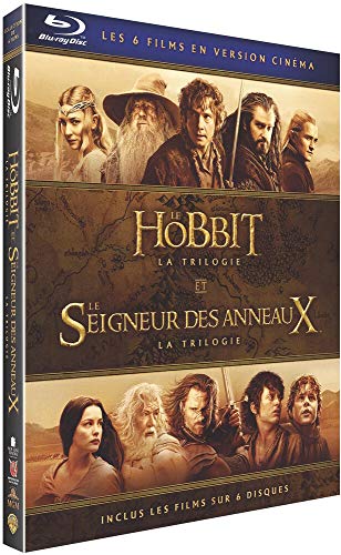 Coffret terre du milieu : trilogie le hobbit ; trilogie le seigneur des anneaux [Blu-ray] [FR Import]