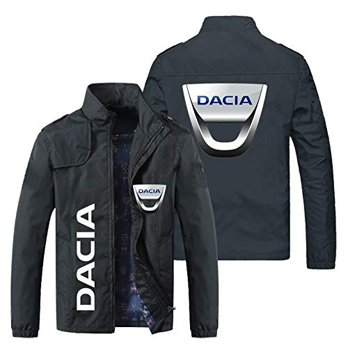 Outwear Herrenjacke - Dacia Prin Jacken Stehkragen Business Casual Teenager Jacken Winddicht Radfahren Jersey B-XX-Large