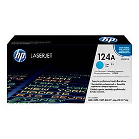 HP 124A - Cyan - Original - LaserJet - Tonerpatrone (Q6001A) - für Color LaserJet 1600, 2600n, 2605, 2605dn, 2605dtn, CM1015 MFP, CM1017 MFP