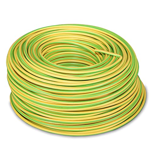 Erdungskabel Aderleitung Erdungsleitung Kabel Leitung Erdung feindrähtig flexibel Kupfer 5m Grün/Gelb Meterware 16mm²