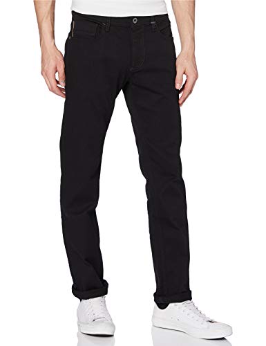 Camel Active Herren 5-POCKET HOUSTON Straight Jeans, Schwarz (Forever Black 9), W54/L32 (Herstellergröße: 54/32)
