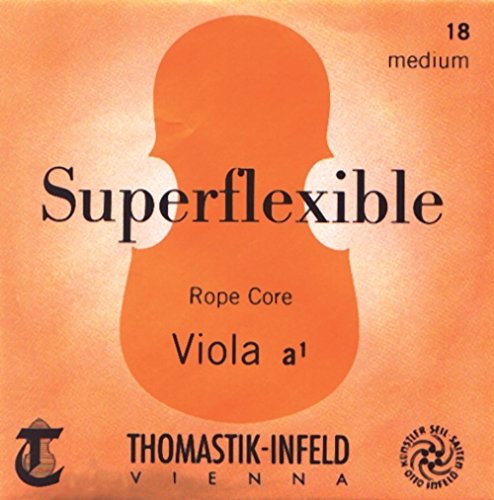 Thomastik Einzelsaite für Viola 4/4 Superflexible - G-Saite Stahlseilkern, Silber umsponnen, mittel