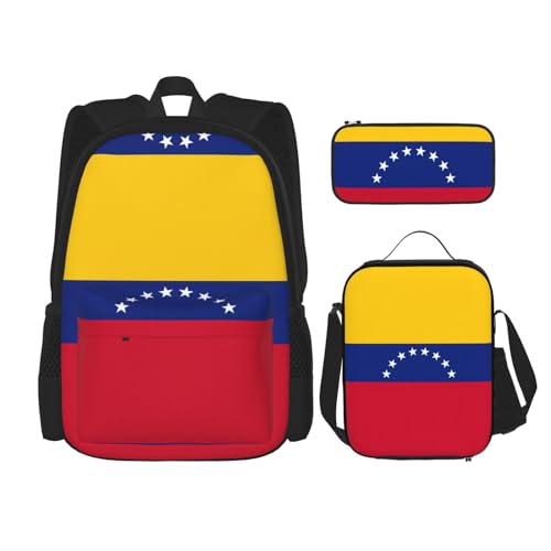 MDATT Rucksack mit Lunchbox und Federmäppchen, 7,6 cm, Kawaii-Rucksäcke mit Lunchtasche, passende Kombination